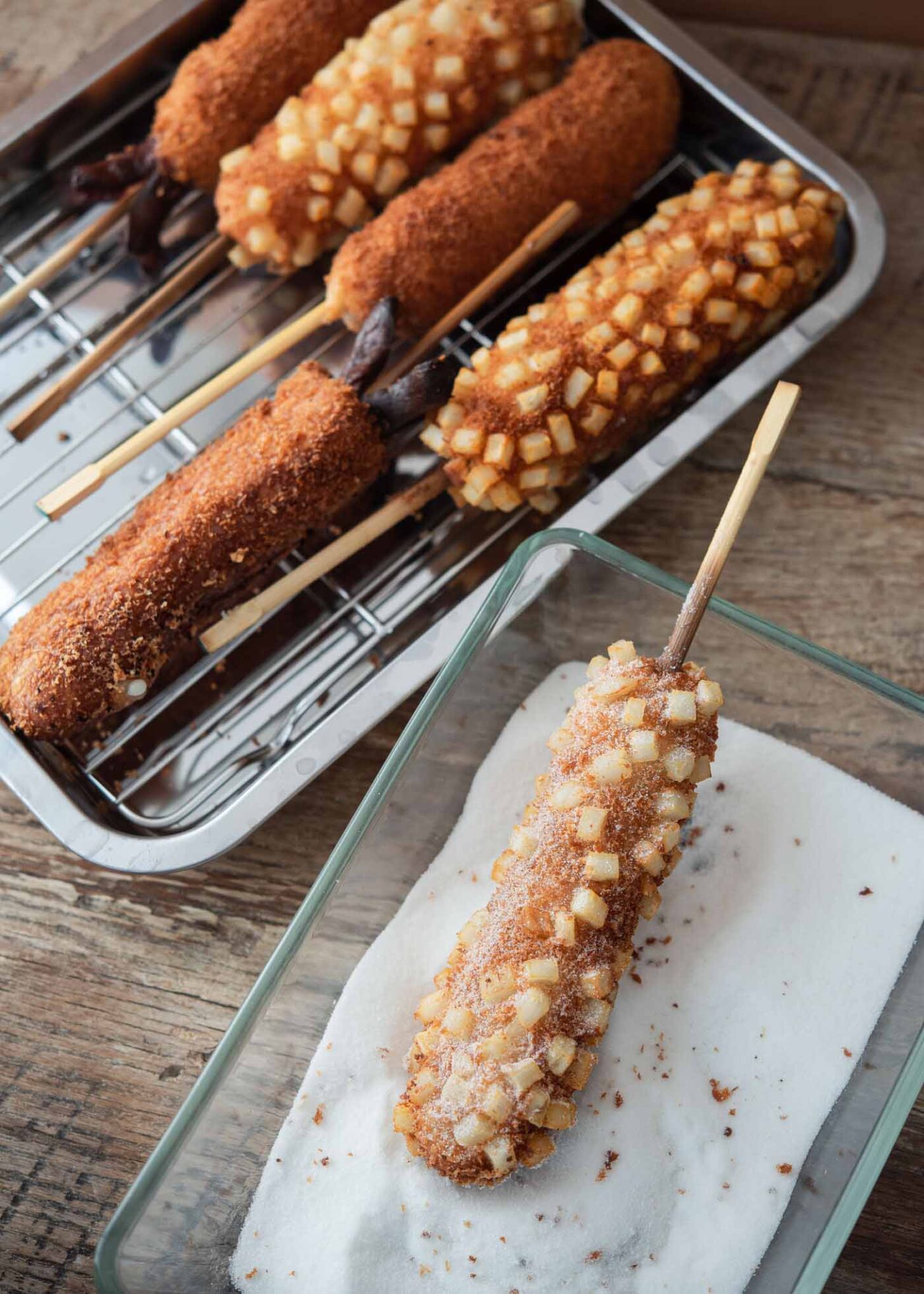 Korean Corn Dog : Korean Corn Dogs