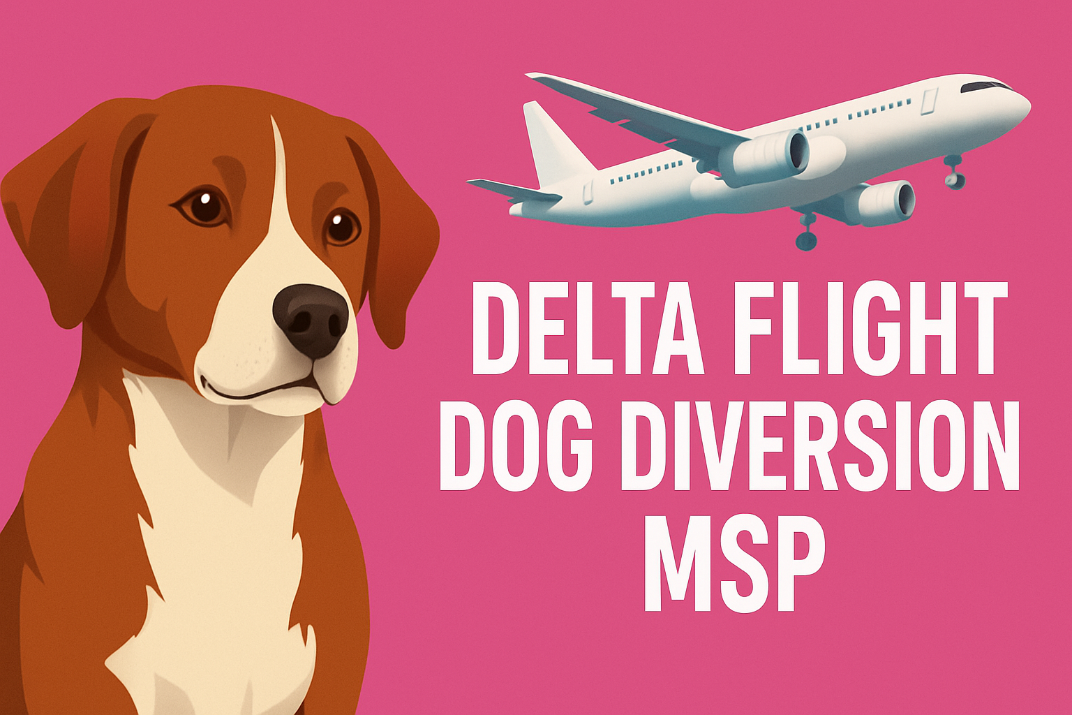 Delta Flight Dog Diversion MSP