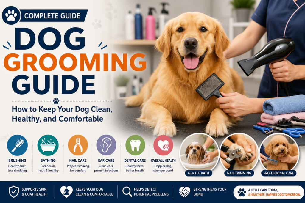 Dog Grooming Guide: How to Keep Your Dog Clean, Healthy, and Comfortable